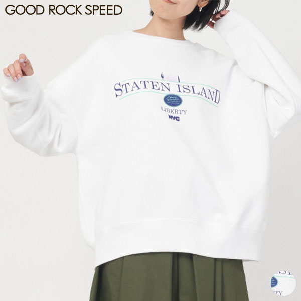 【SALE】グッド ロック スピード GOOD ROCK SPEED スウェット シャツ 23NYC050W NYC STATEN  長袖 カットソー トレーナー [ 2023 FW 秋 冬 ]