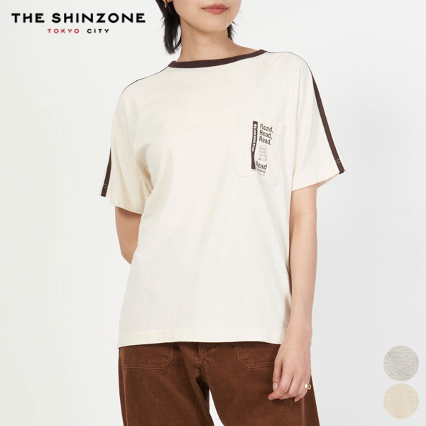 【SALE】シンゾーン SHINZONE ブックマーク 半袖 Tシャツ BOOKMARK TEE レディース トップス TEE 24AMSCU06[ 2024 FW 春 夏 秋 ]