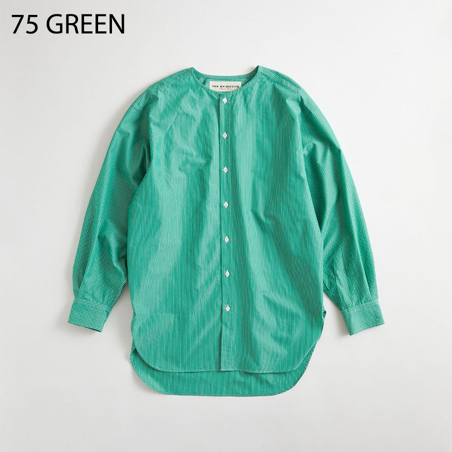 【SALE】シンゾーン SHINZONE ノーカラー シャツ 24MMSBL01 NOCOLLAR SHIRTS トップス ブラウス レディース シンプル カジュアル トラッド 長袖 日本製 楽天市場】【SALE 30％OFF】シンゾーン SHINZONE ノーカラー