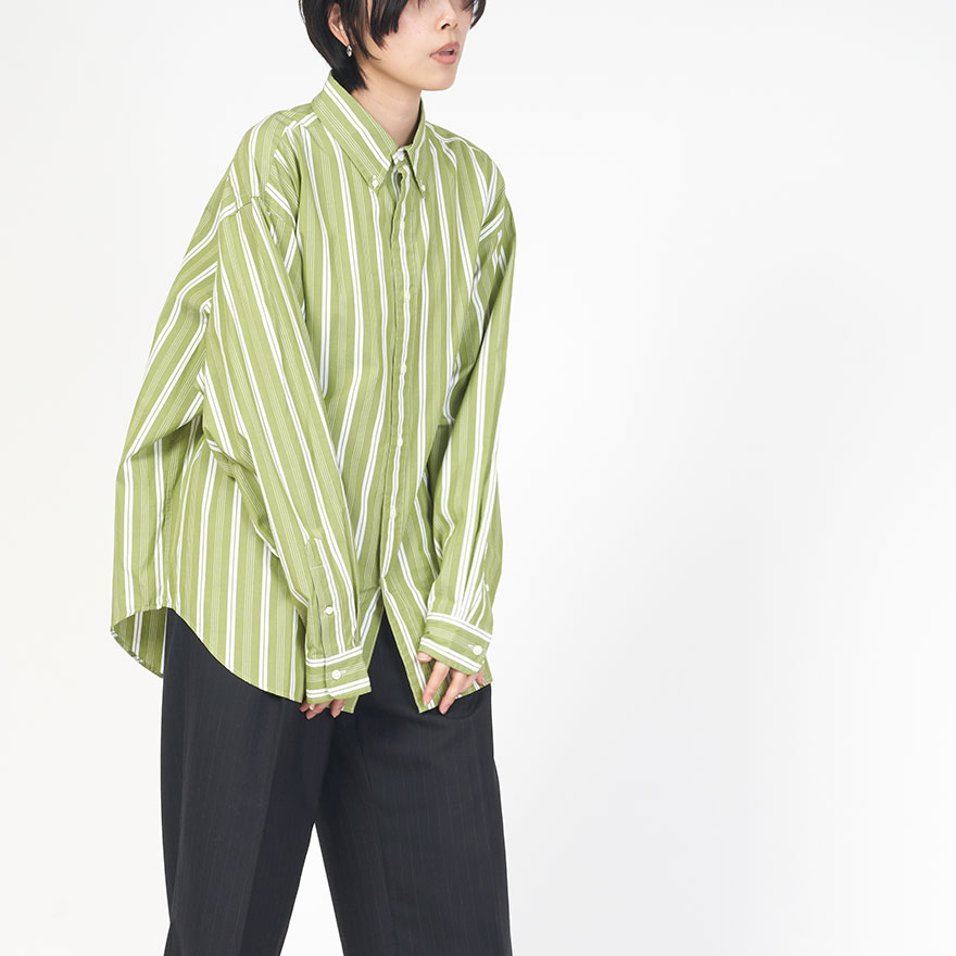 Shinzone 【SALE】シンゾーン SHINZONE ストライプ ダディ シャツ 