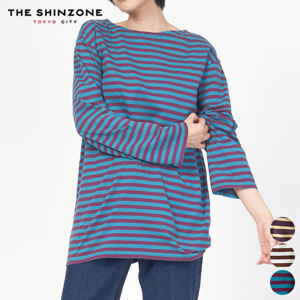 シンゾーン SHINZONE マリン ボーダー Tシャツ 24SS 30％OFF】SHINZONE（シンゾーン） ハーフ マリンボーダー T