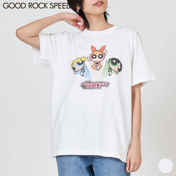 【SALE】グッド ロック スピード GOOD ROCK SPEED パワー パフ ガールズ Tシャツ POWER PUFF GIRLS Blossom&Bubbles&Buttercup Tee レディース