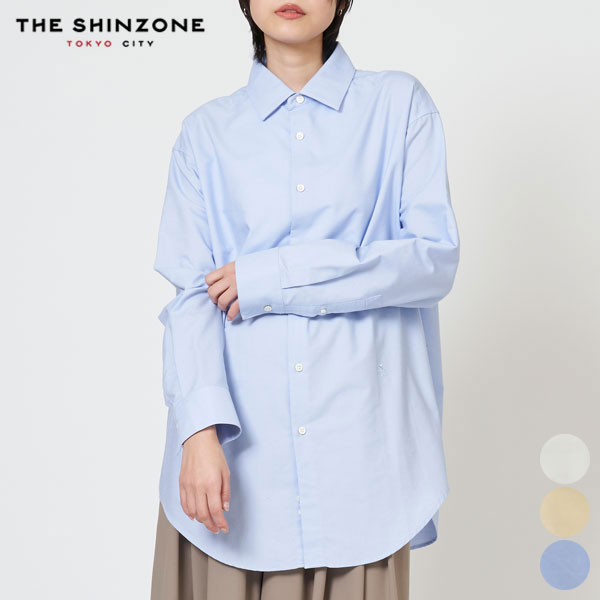 シンゾーン SHINZONE オックスフォード ドレス シャツ OXFORD DRESS SHIRT 25SMSBL03 レディース 長袖 ブラウス