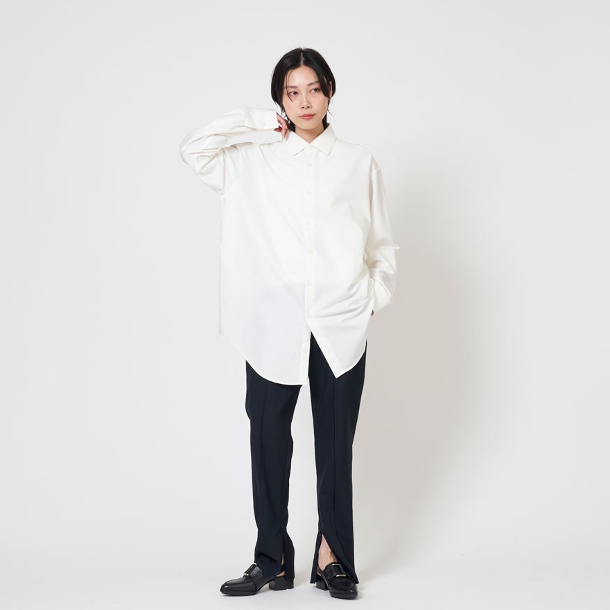 THE SHINZONE ドレスシャツ　ブラウス シンゾーン THE SHINZONE ブラウス レースカラー LACE COLLAR BLOUSE