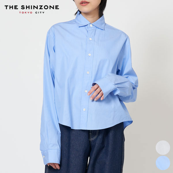 シンゾーン SHINZONE ショート ペック シャツ SHORT PECK SHIRT 25SMSBL12 レディース 長袖 短丈