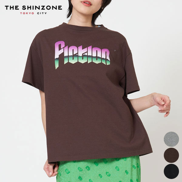 シンゾーン SHINZONE フィクション Tシャツ FICTION TEE 25SMSCU12 レディース 半袖 プリントT