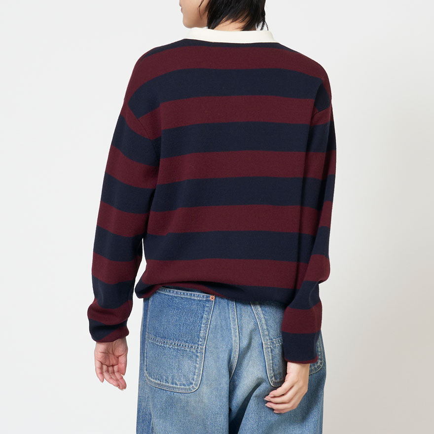 シンゾーン 25SS RUGGER KNIT POLO ニット カットソー SALE】シンゾーン SHINZONE ラガー ニット ポロ シャツ RUGGER KNIT