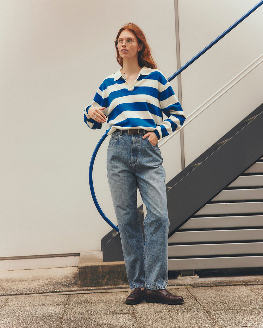 SALE】シンゾーン SHINZONE ラガー ニット ポロ シャツ RUGGER KNIT