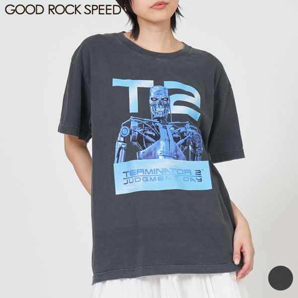 【SALE】グッド ロック スピード GOOD ROCK SPEED ターミネーター ジャッジメント デイ フォト Tシャツ Terminator 2: Judgment Day T2 T-800 Photo Tee