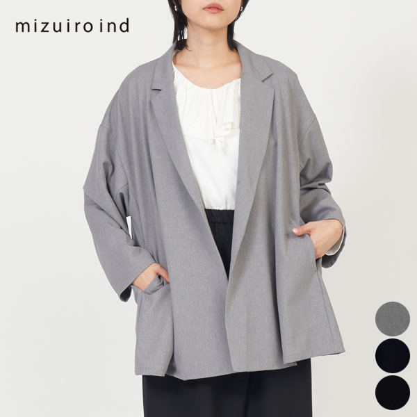 ミズイロインド mizuiro ind テーラード シャツ ジャケット 3-230103