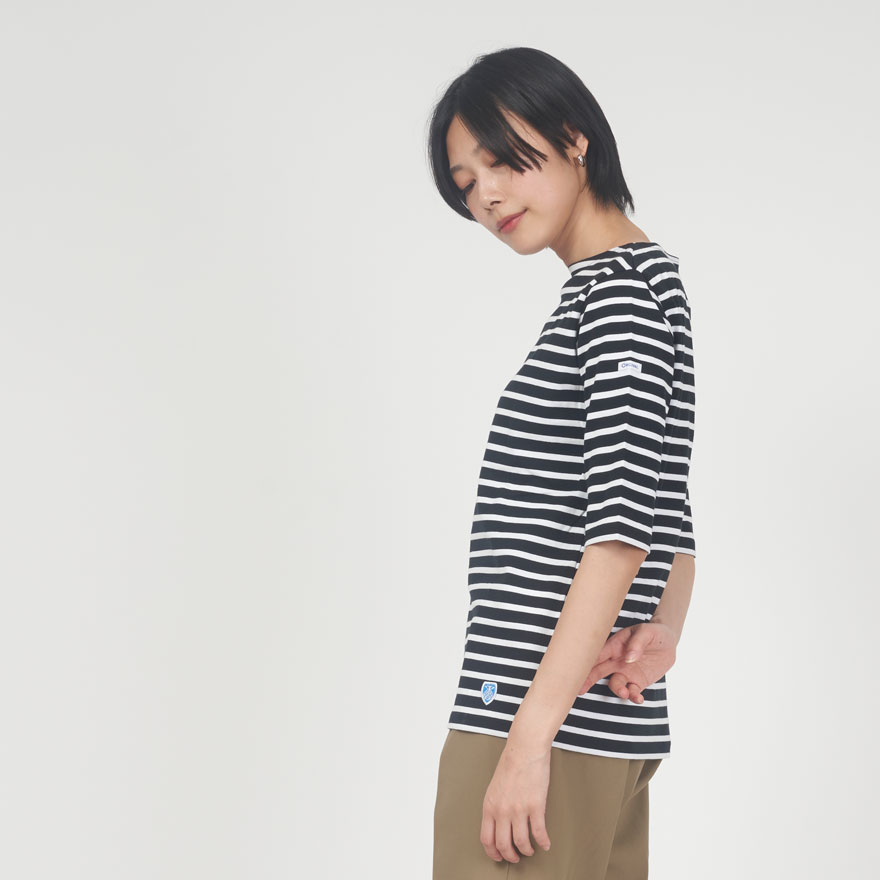 【SALE】オーシバル ORCIVAL ボートネック ハーフスリーブ プルオーバー OR-C0136 BFJ 40/2 JERSEY HALF SLEEVE TEE レディース カットソー トップス ボーダー 楽天市場】オーシバル ORCIVAL ボートネック ハーフスリーブ