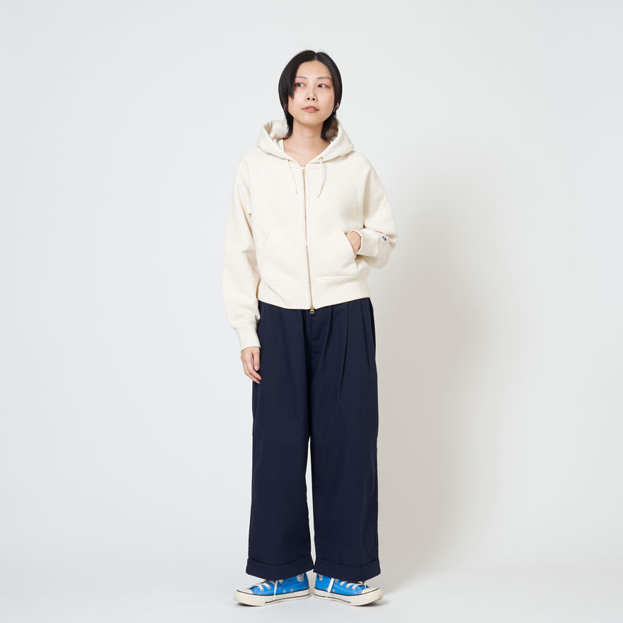 お値下げchiiiiオーバーサイズフーディ オーシバル ORCIVAL ジップ フーディー ZIP HOODIE #OR-C0426