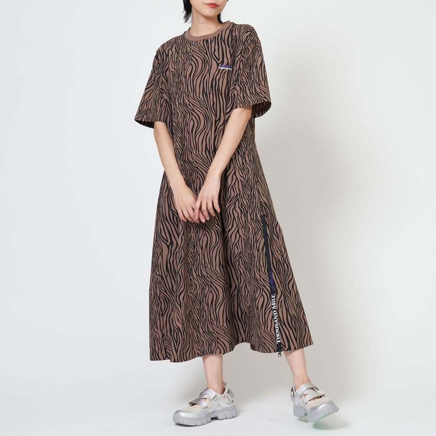 新品【THOUSAND MILE】ショートスリーブ　ワンピース THOUSAND MILE ワンピース 「別注」「THOUSAND MILE」ショート