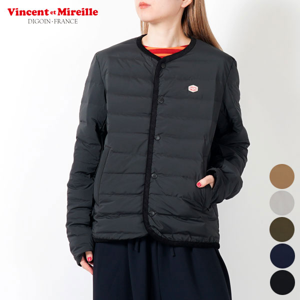 ヴァンソン エ ミレイユ VINCENT ET MIREILLE ステッチレス ダウン