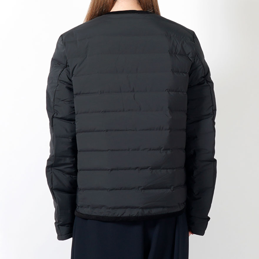 【美品✨】DANTON インナーダウンロングコート ブラック サイズ34 中古・古着通販】DANTON (ダントン) インナーダウンロングアウター