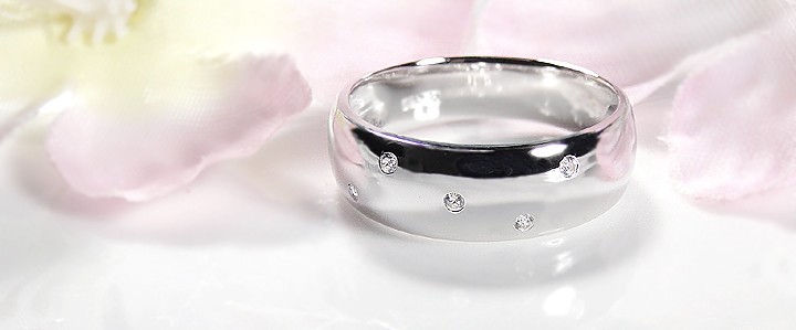 pt900 プラチナ ダイヤモンド ダイヤ 指輪 リング ドット 水玉 ポップ