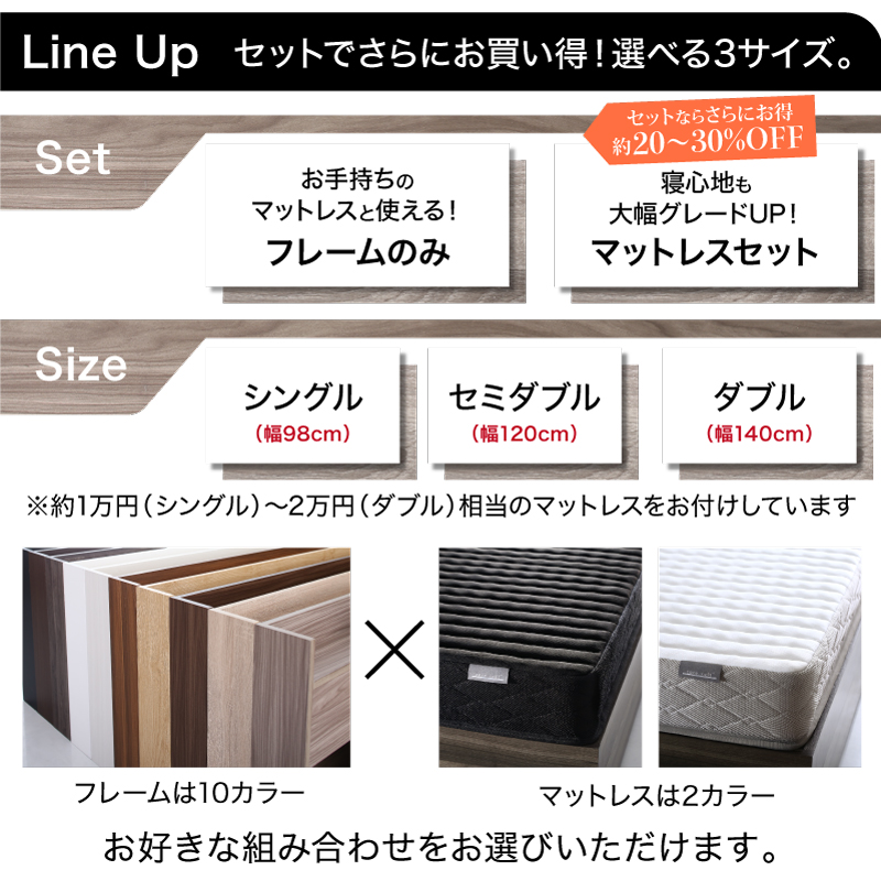 ダブルベット[セミダブル] ベッド ダブルベッド ダブル ベット シングルベッド セミダブルベッド