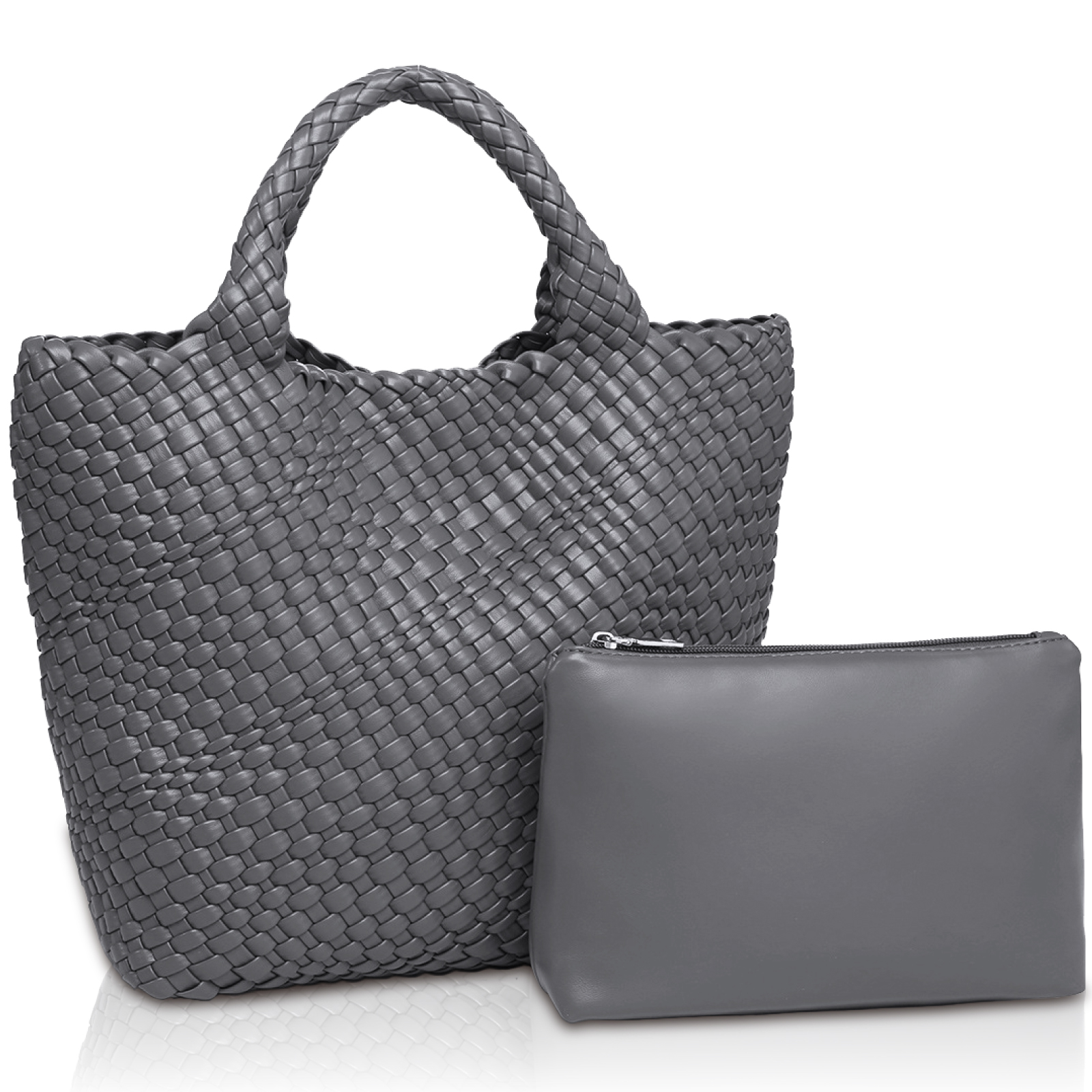 希少 Chiara Ferretti シルバー トートバッグ ショルダー編み込み 希少 Chiara Ferretti シルバー トートバッグ ショルダー