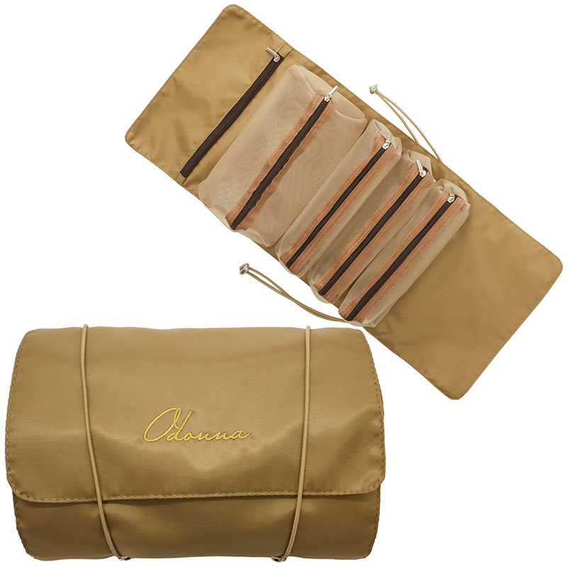 トラベルポーチ 吊り下げ 折りたたみ 4連 メッシュポーチ 旅行 出張