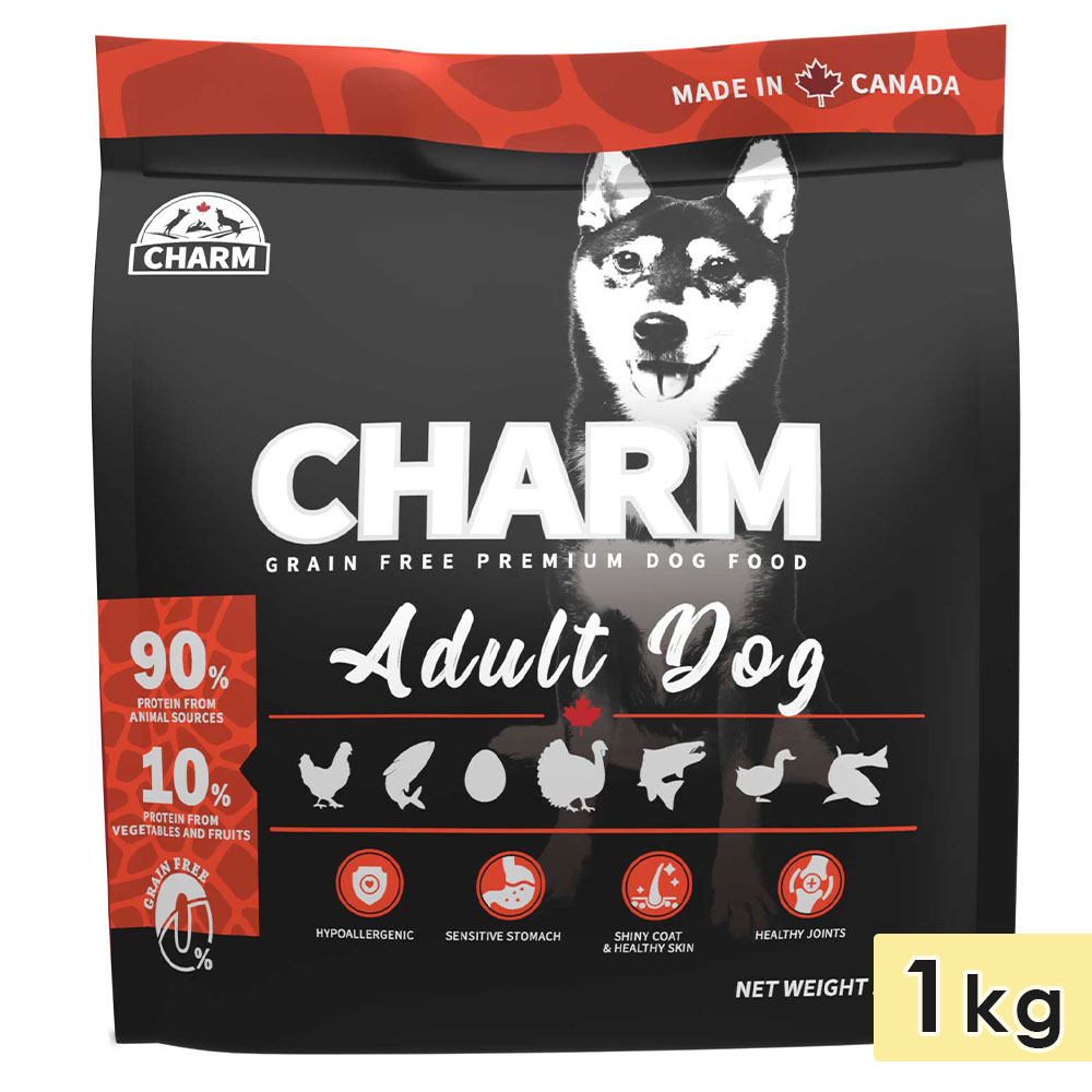 CHARM チャーム アダルトドッグ 1kg 全犬種用 成犬用 子犬用 高齢犬用 シニア犬用 ドッグフード ドライフード トランペッツ