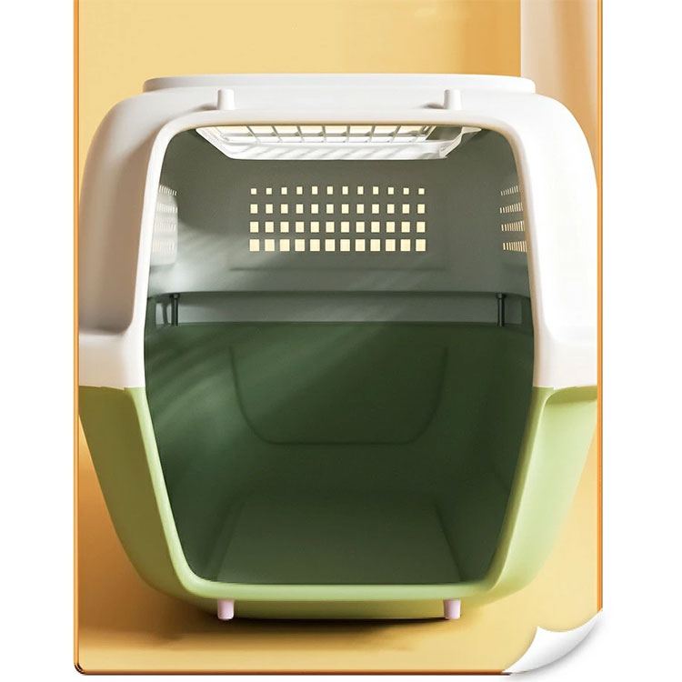 ペットキャリーバッグ 2ドア Sサイズ グリーン キャリーケース