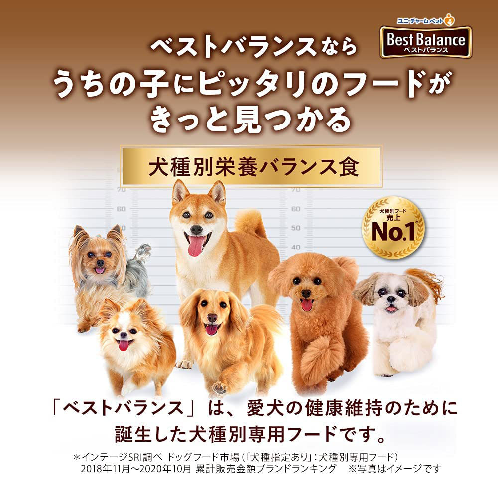 ベストバランス チワワ用 1.8kg 成犬用 7歳以上用 カリカリ仕立て ドッグフード ドライフード 犬用総合栄養食 シニア犬用  ユニチャーム ペットケア｜gooddog｜08