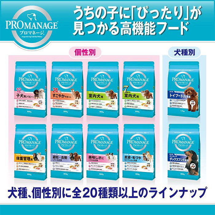 [3個セット]プロマネージ ミニチュアダックスフンド専用 7歳から 4kg 高齢犬用 シニア犬用 小粒 ドッグフード ドライフード 総合栄養食 PROMANAGE マース｜gooddog｜09