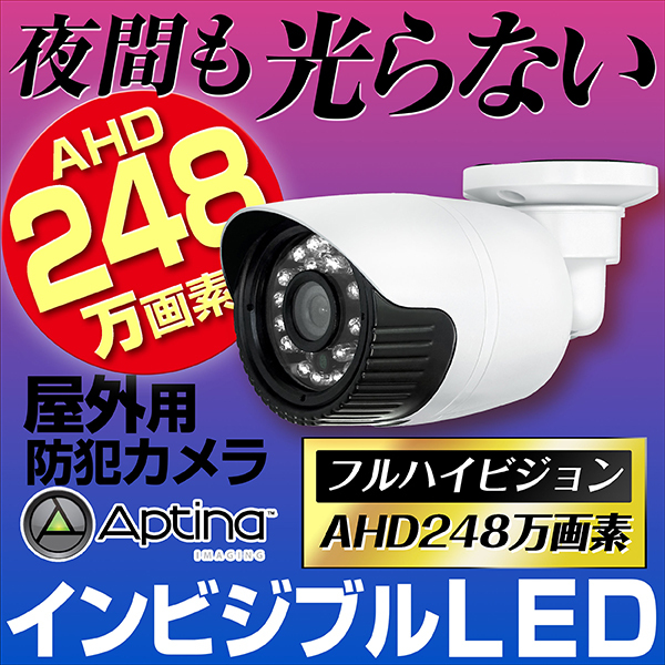 防犯カメラ 赤外線 不可視 目立たない 気づかれない 光らない