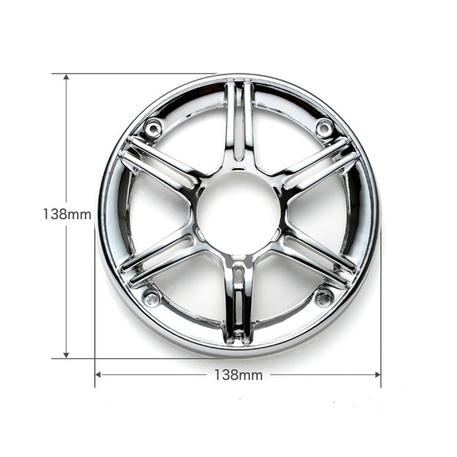 スピーカー バイク メッキグリル スピーカー 防水 オーディオ