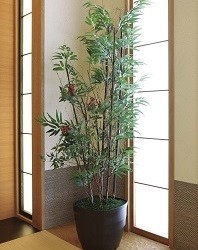 造花のグリーンアート　光触媒/造花　観葉植物　グリーン