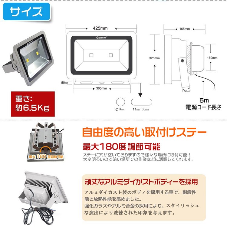 作業灯 集魚灯 投光器の応用シーン