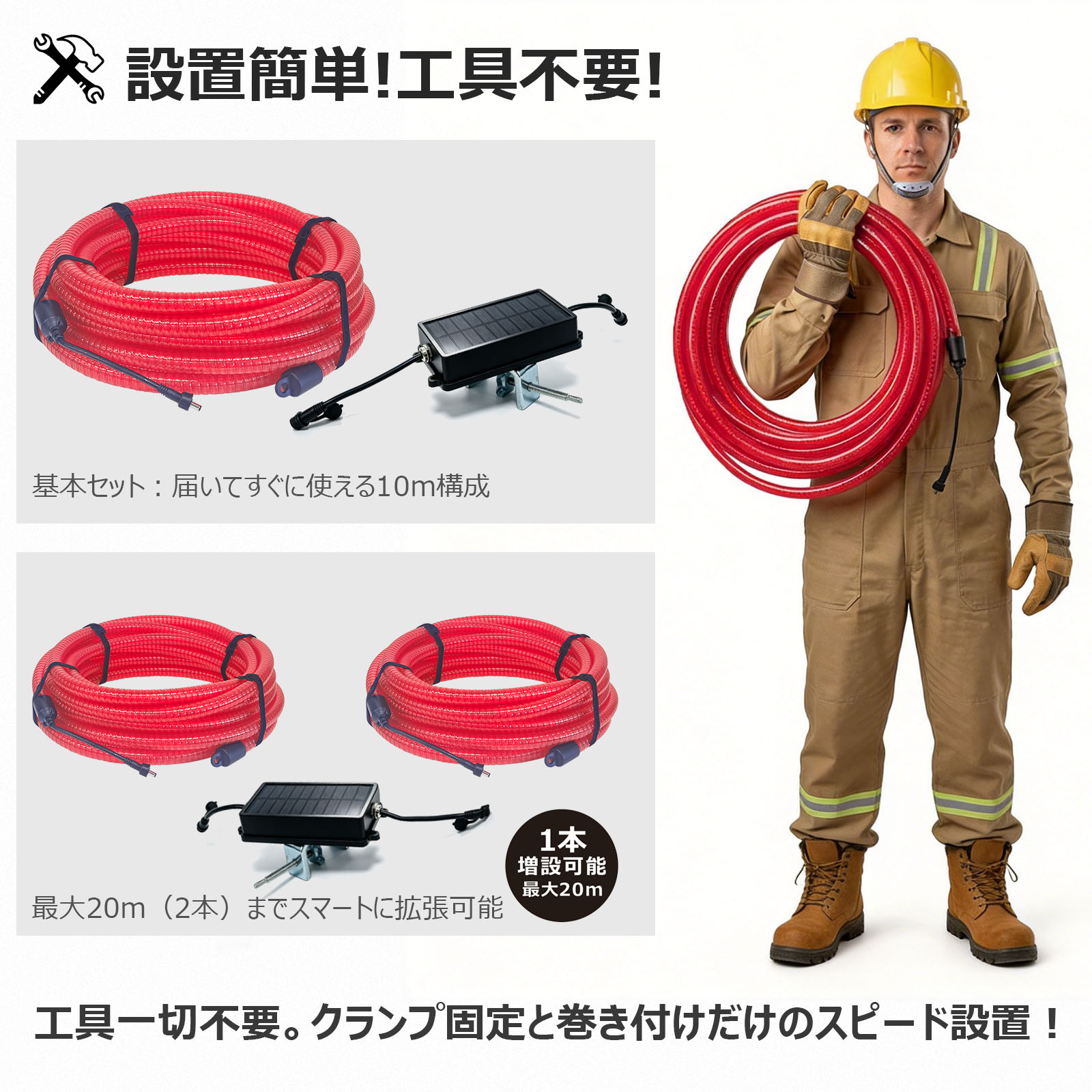 120w ledロープライト 高輝度 耐風 耐震 屋外照明 投光機 外灯