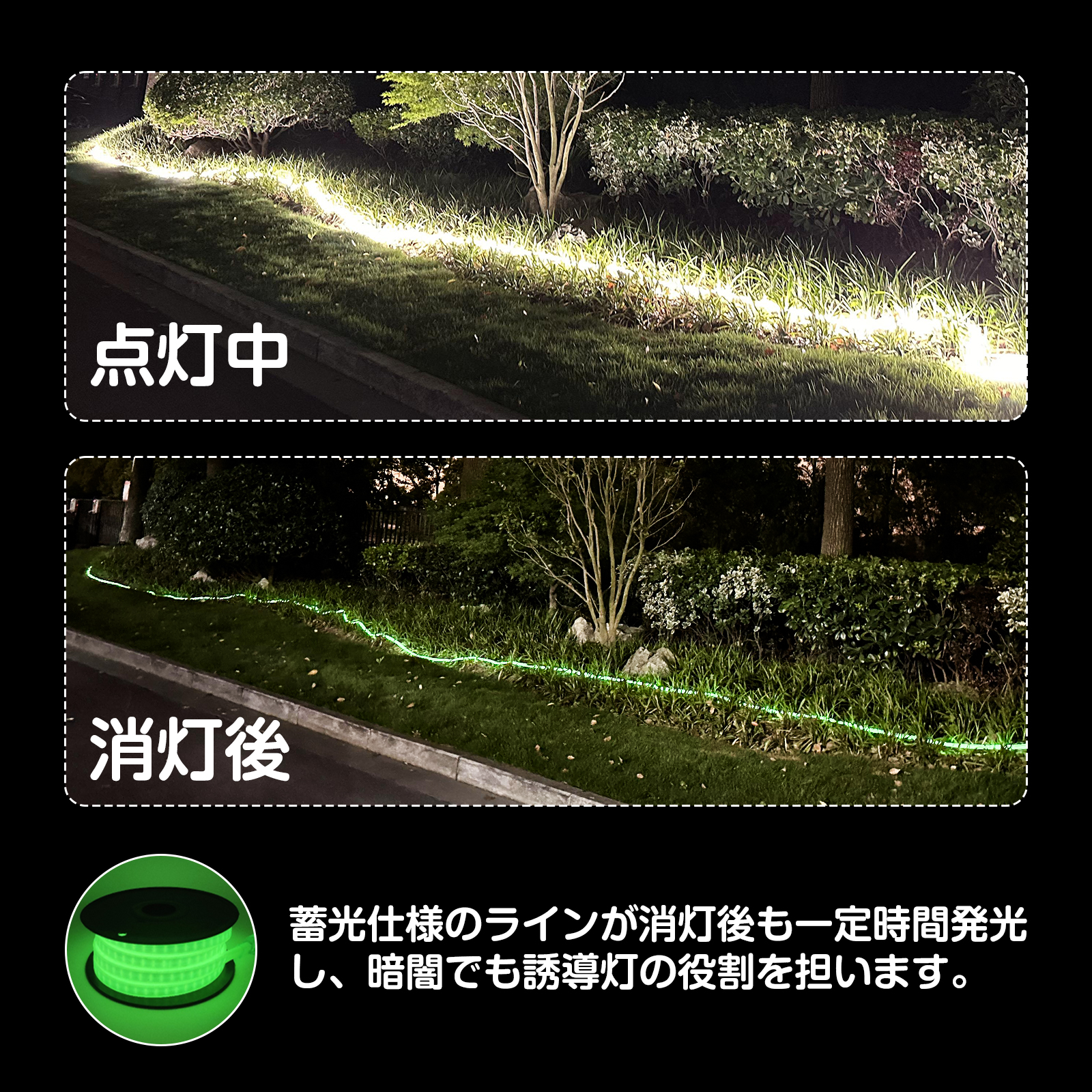 120w ledロープライト 高輝度 耐風 耐震 屋外照明 投光機 外灯