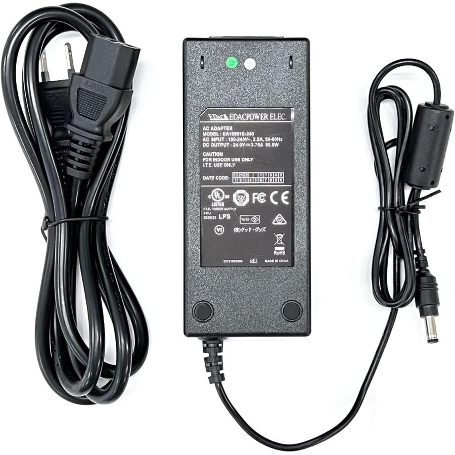 グッド・グッズ 充電器 charger 入力100V-240V 出力24V 3.75A 90W 充電口5.5サイズ :24V-90W-1 ...