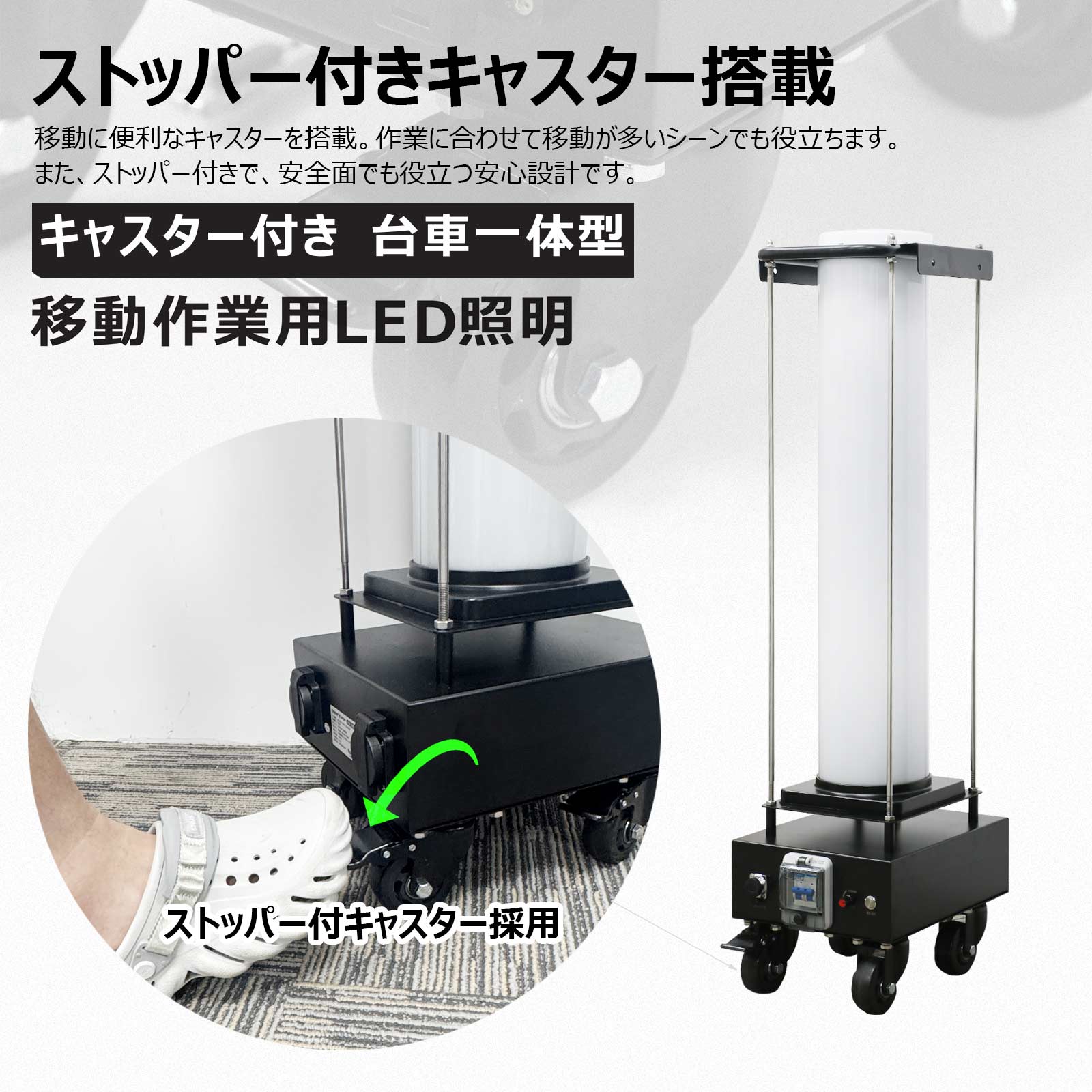 GOODGOODS（グッド・グッズ） 【特大セール】 LED投光器 200W 22000lm 