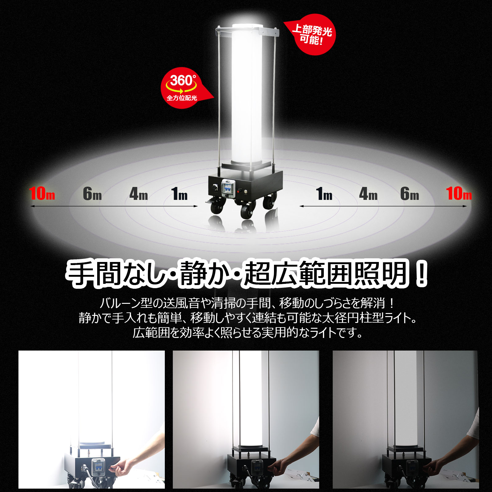 GOODGOODS（グッド・グッズ） 【特大セール】 LED投光器 200W 22000lm 