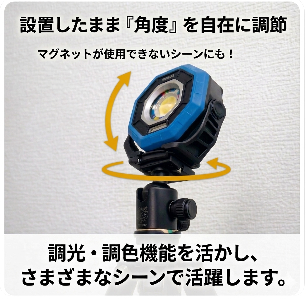 投光器 作業灯 防水 USB出力 夜間 災害 停電 アウトドア yc-t30s
