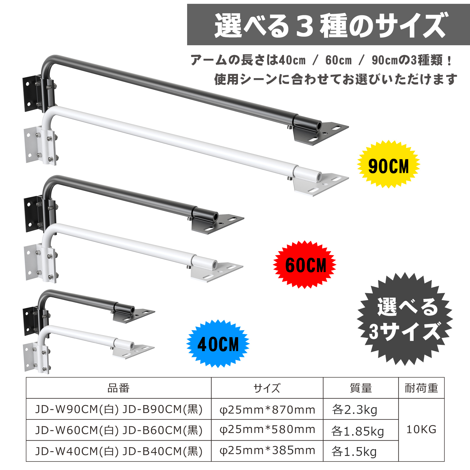  工作用クランプ アルミ合金 クランプ スチール製 看板灯用アーム   看板内照  LED