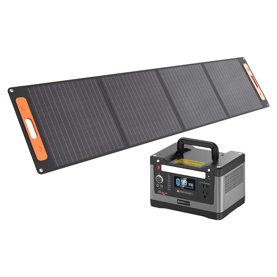GOODGOODS 500W ポータブル電源 大容量 200W ソーラーパネル GOODGOODS 500W ポータブル電源 大容量 200W ソーラーパネル