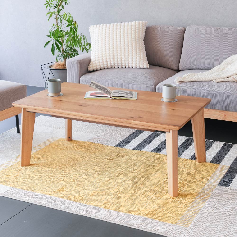 GOOD LIFE INTERIOR こたつ テーブル ハイタイプ 長方形 120×70cm 単品