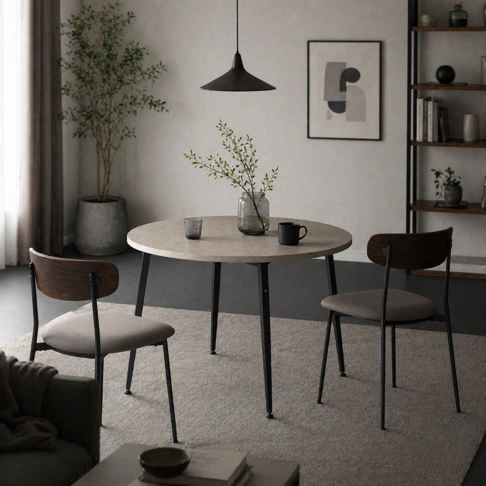 GOOD LIFE INTERIOR ダイニング 丸テーブル 円形 105 高さ70cm
