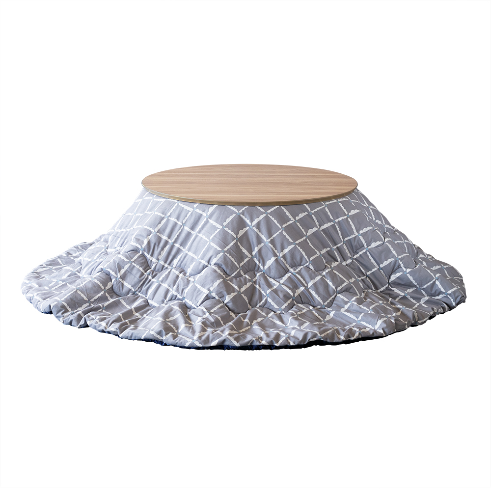 GOOD LIFE INTERIOR こたつ セット 円形こたつ 90cm こたつテーブル