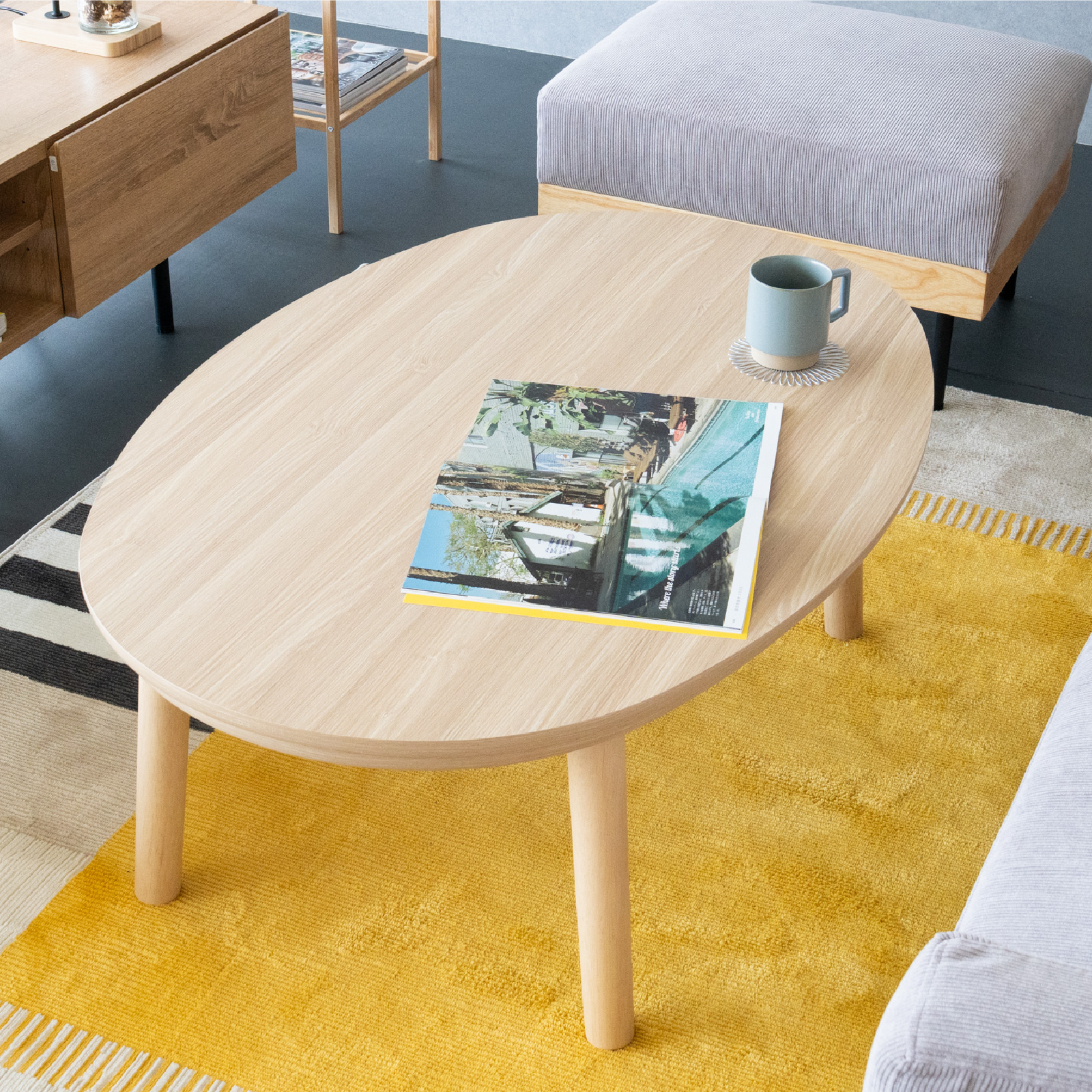 楕円形こたつ テーブル 幅105 北欧 かわいい 可愛い おしゃれ 楕円形こたつ テーブル 幅105 こたつテーブル 炬燵 コタツ 北欧