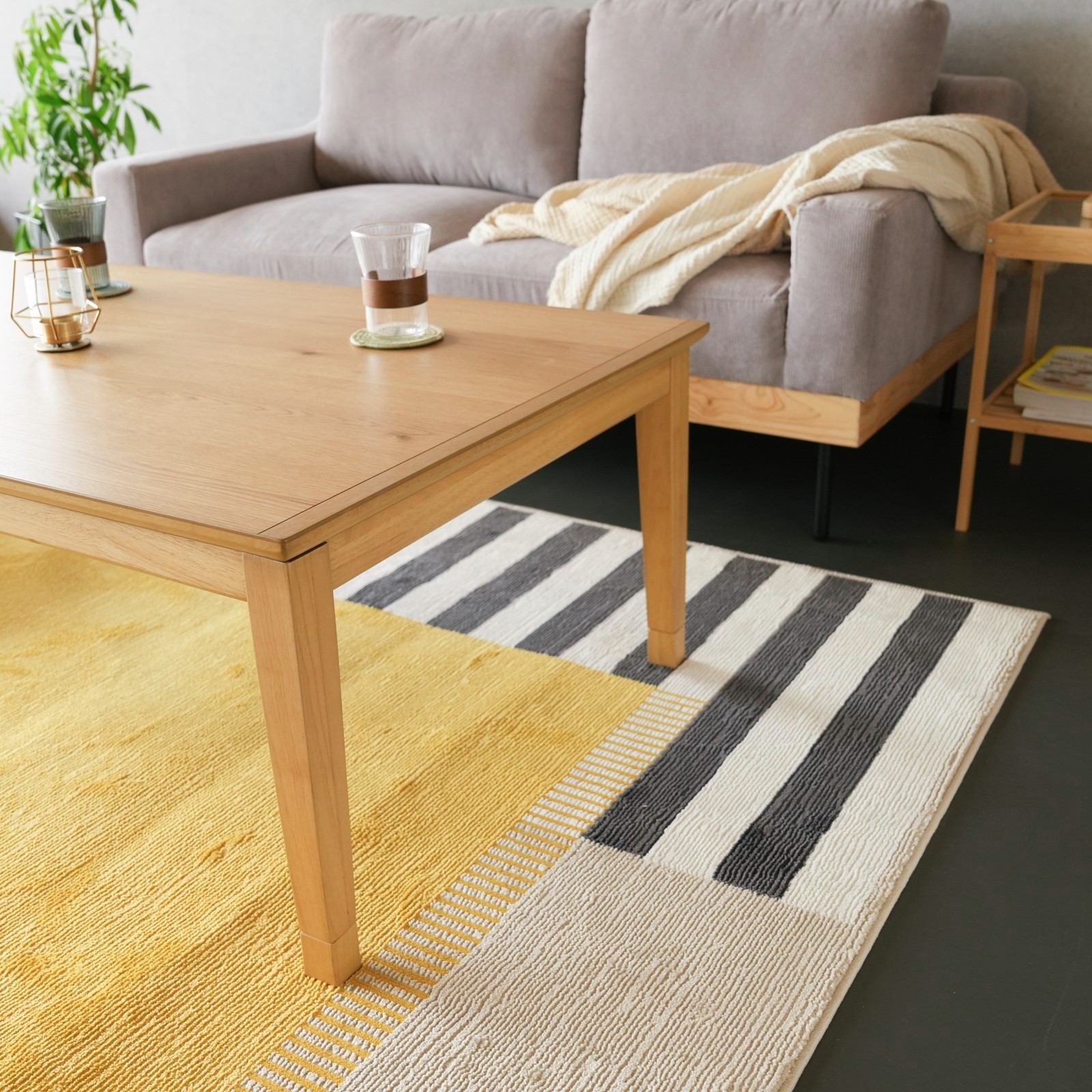【新品】☆高さ調整リビングこたつ105☆ GOOD LIFE INTERIOR こたつ テーブル 長方形 105×65cm 木製