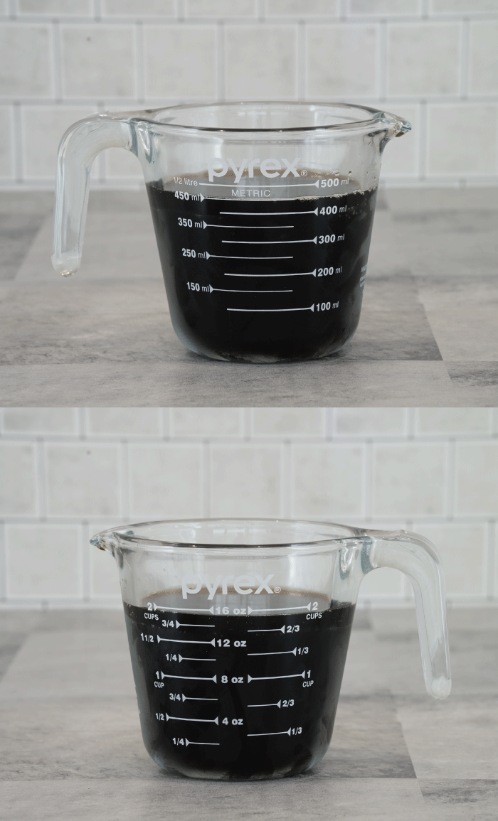 PYREX メジャーカップ 1000ml 1.0L 1L 耐熱ガラス 取っ手 ハンドル付き
