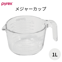 PYREX メジャーカップ 1000ml 1.0L 1L 耐熱ガラス 取っ手 ハンドル付き