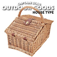 CAPTAIN STAG（キャプテンスタッグ） ラタン製 ピクニックバスケット