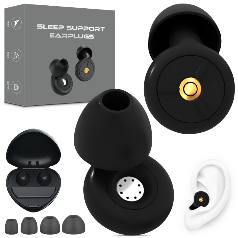 耳栓 睡眠用 完全遮音 ノイズキャンセリング ライブ 新感覚耳栓 いびき