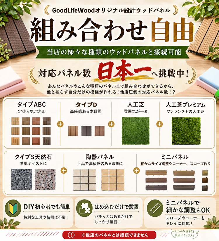 Good Life Wood（グッドライフウッド） ウッドデッキ 人工木 diy 人工