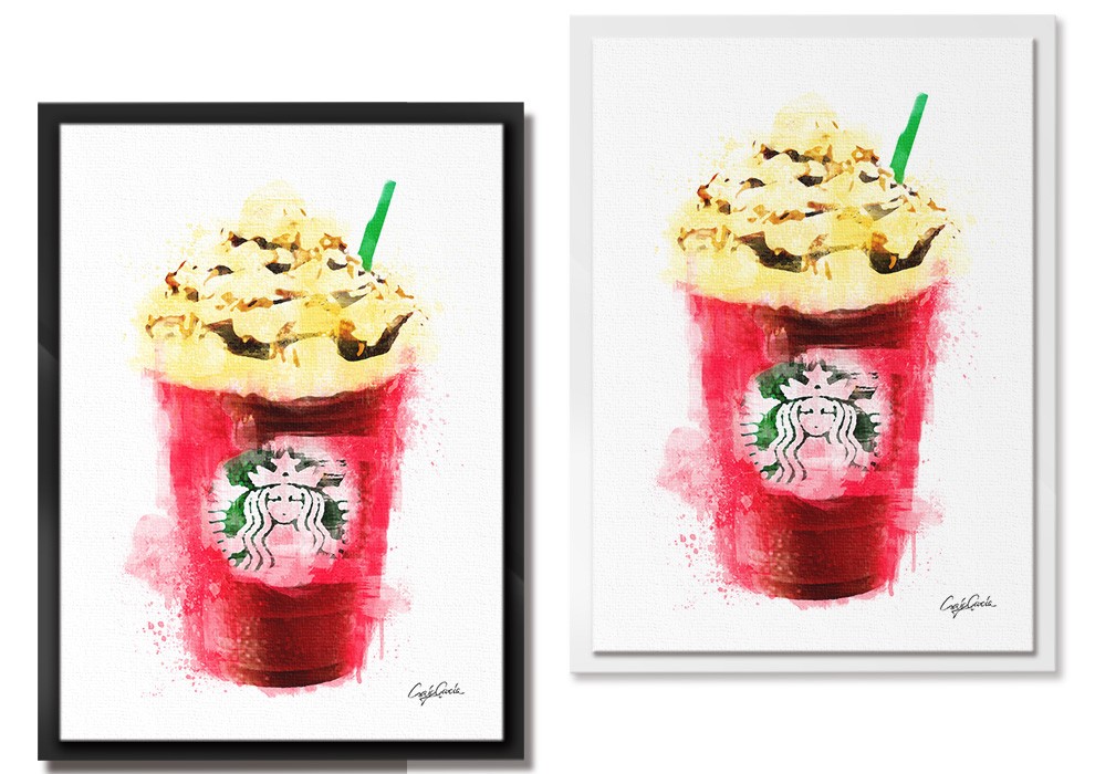 キャンバスアート ブランド オマージュ スターバックス P6 クレイグ